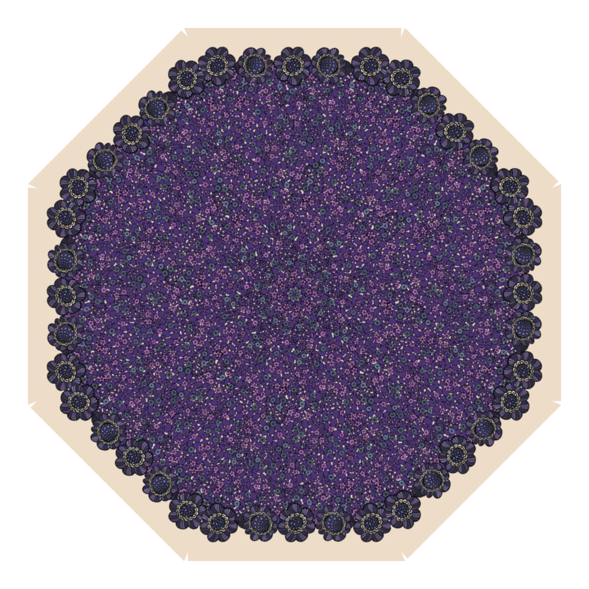 アナ・スイ日傘 ANNA SUI 【 SUI（アナ スイ）】猫プリント晴雨兼用トップフラット