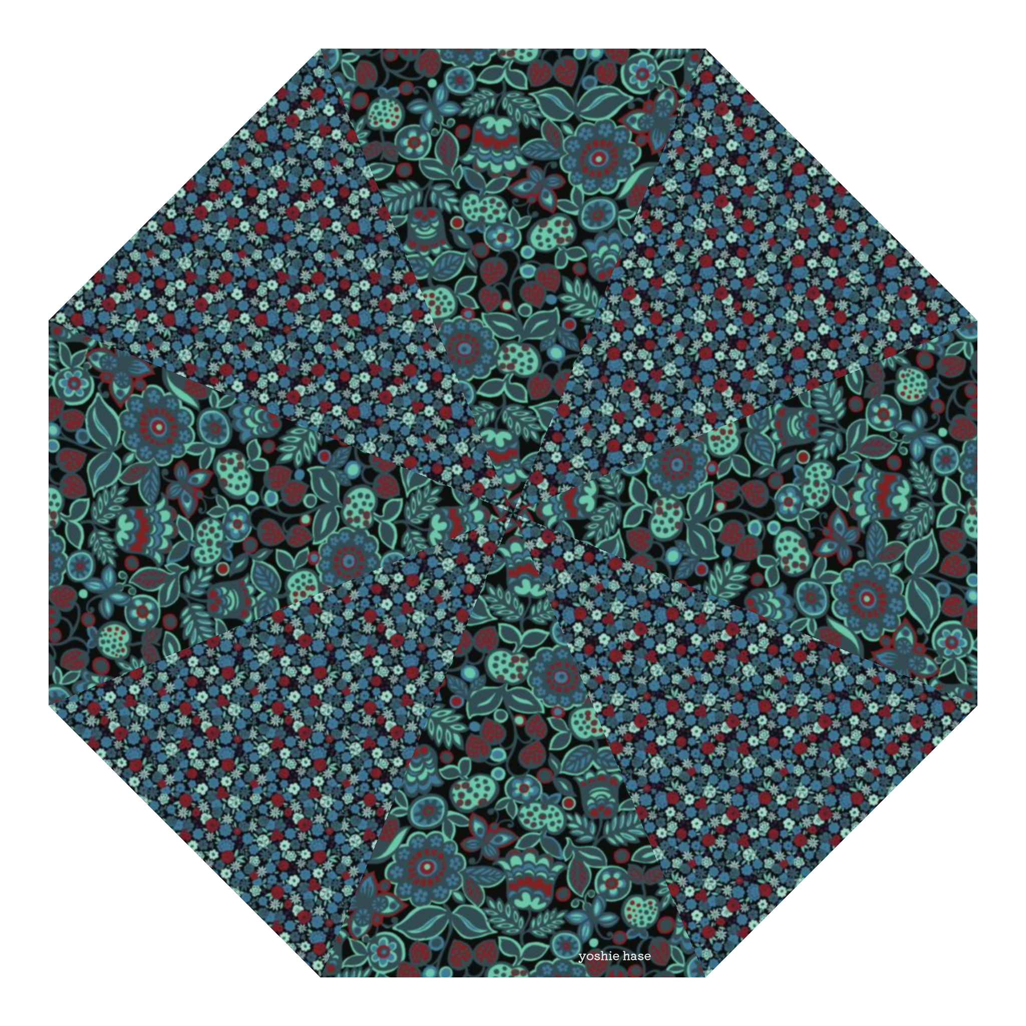 アナスイ 日傘 78078_1_as001 - アナスイ日傘 ショート 50cm×8本骨ALL